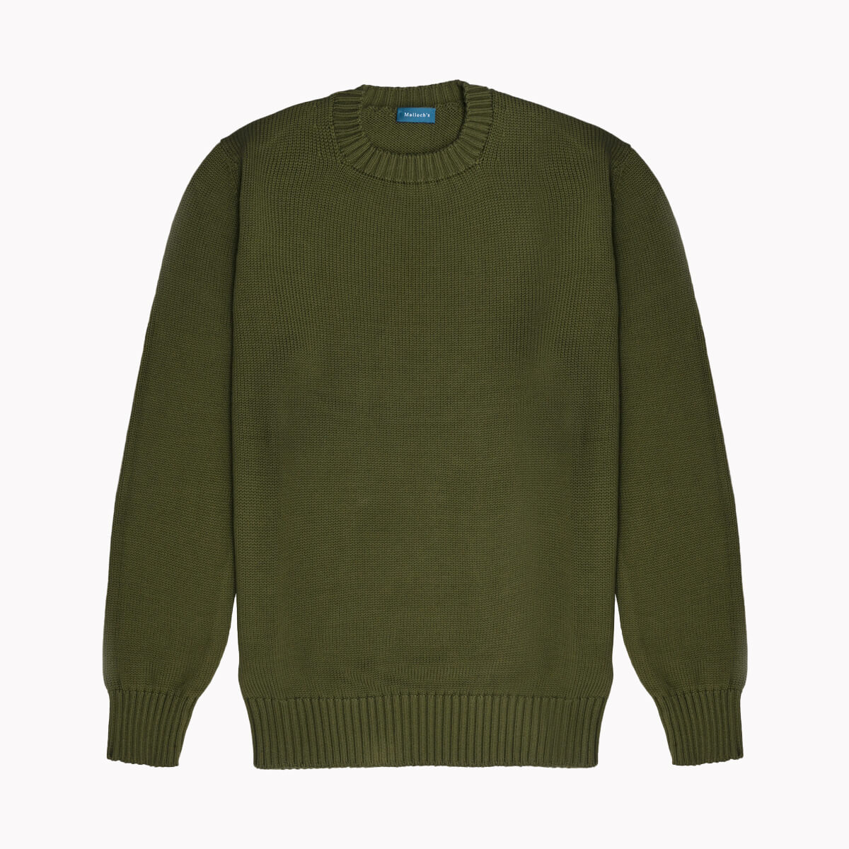 Khaki crew 2025 neck jumper