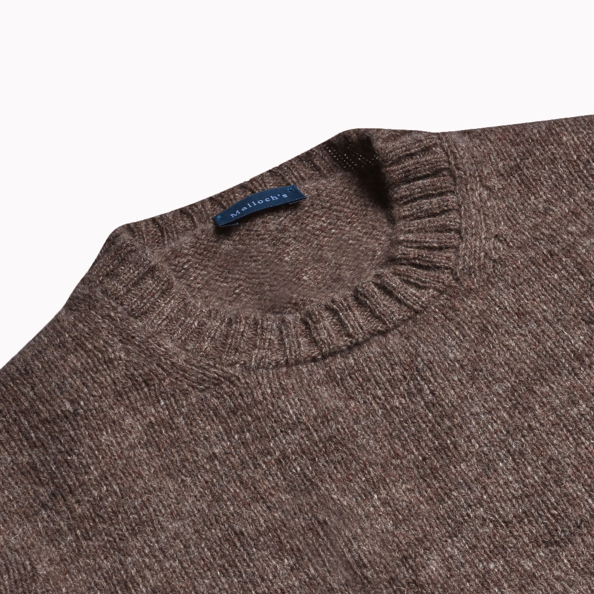 Nutmeg Wreay Shetland Wool Crew Neck – Malloch's